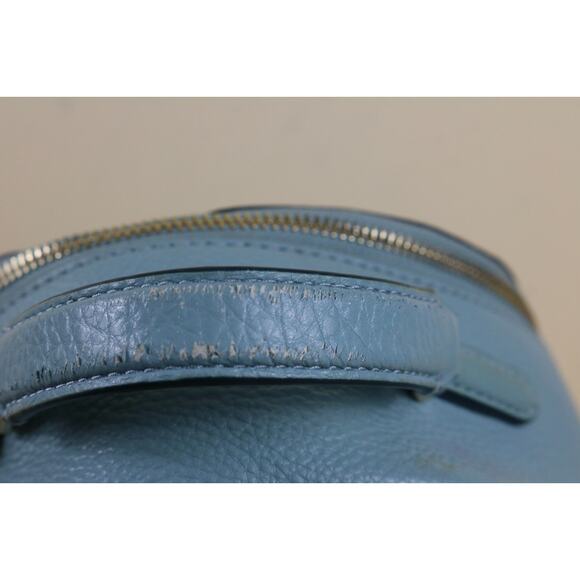 Kate Spade Backpack Blue Pebble Leather Jackson Medium Bag - Picture 16 of 16